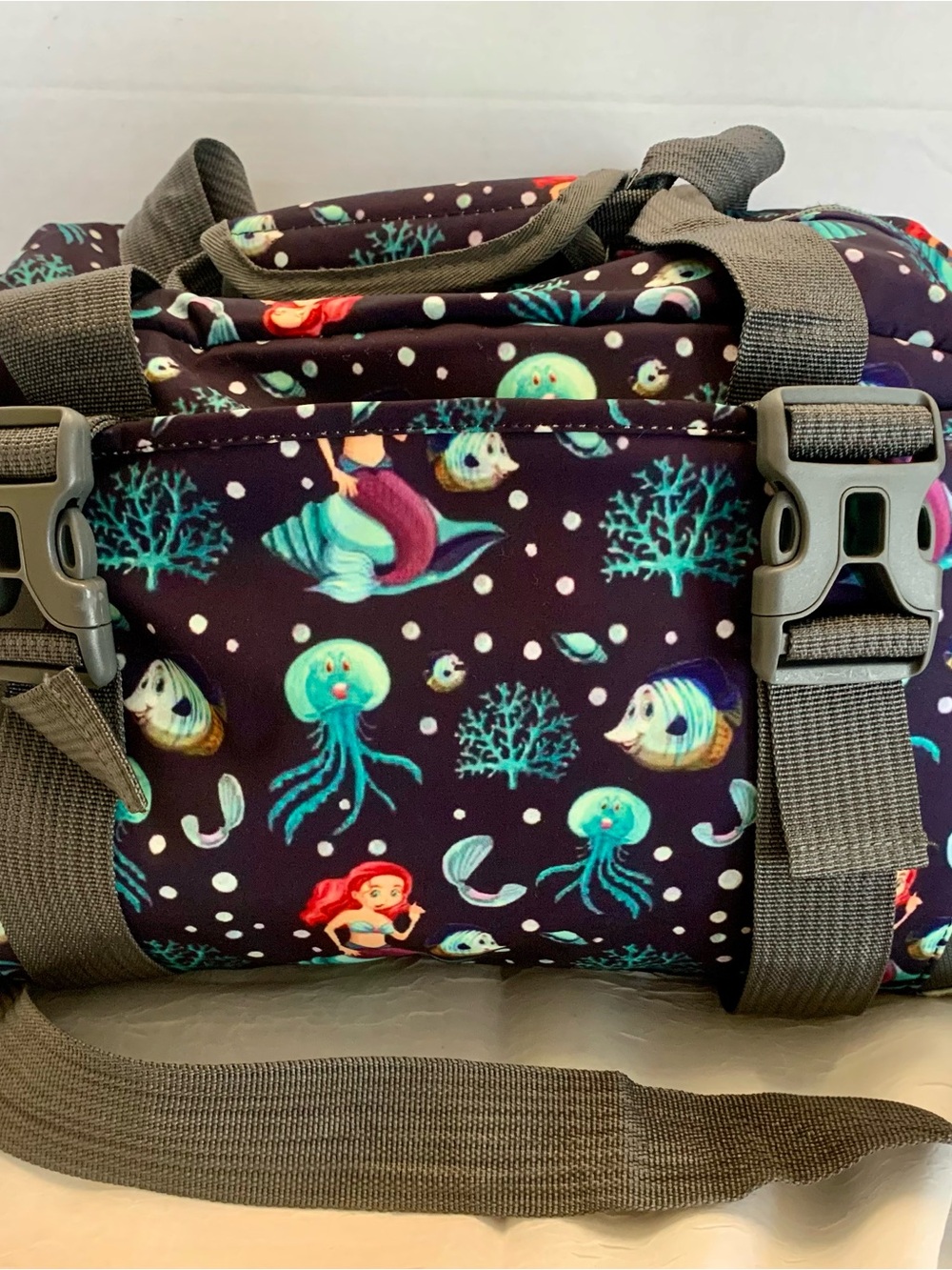 Disney little mermaid18” duffel bag with zipper